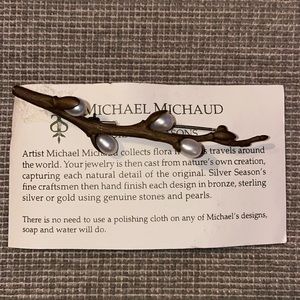 Michael Michaud Pussywillow Brooch